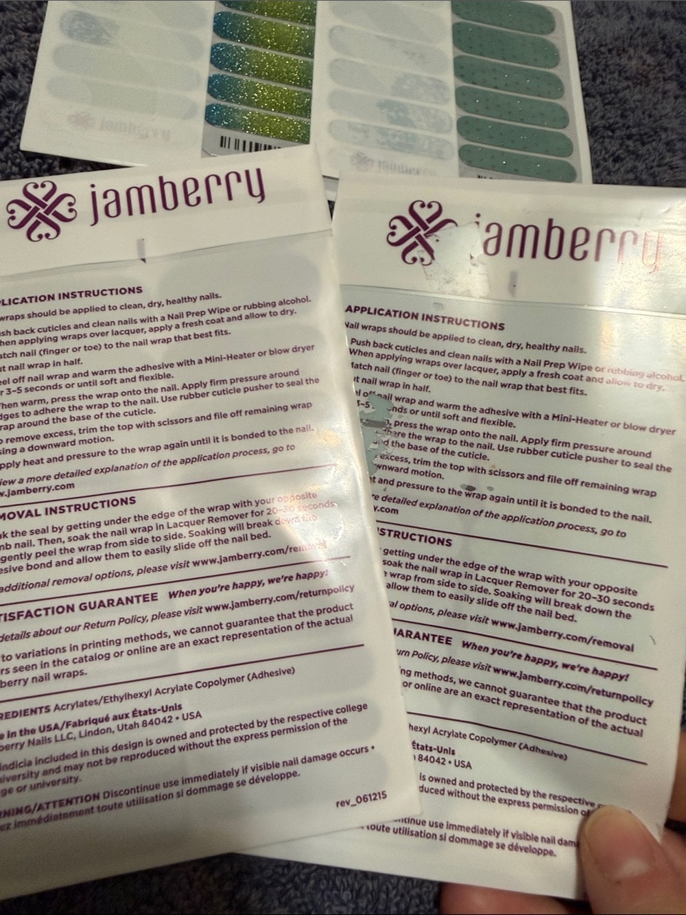 Brand New Jamberry Nail Wraps set of 4 - Picture 11 of 13